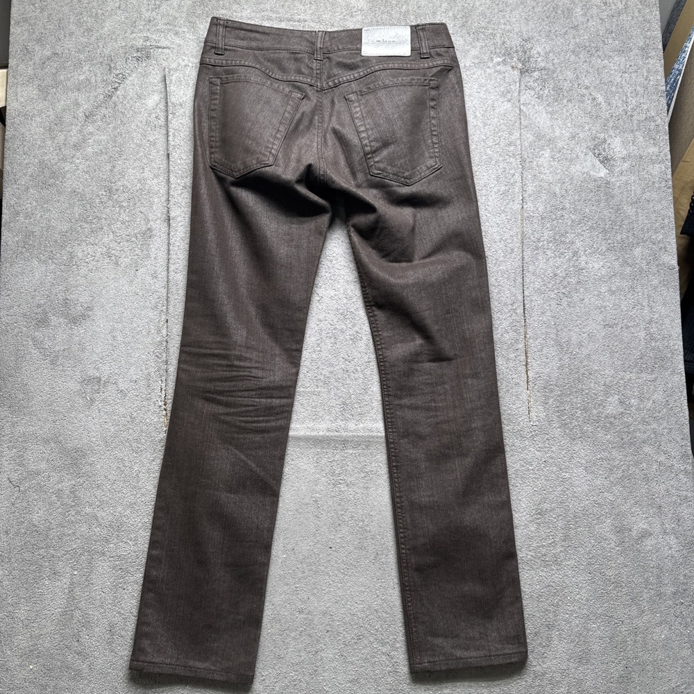 Kiton Womens Chocolate Brown Stretch Jeans Made in Italy IT 40 / US 4-6 Designer - Picture 6 of 11